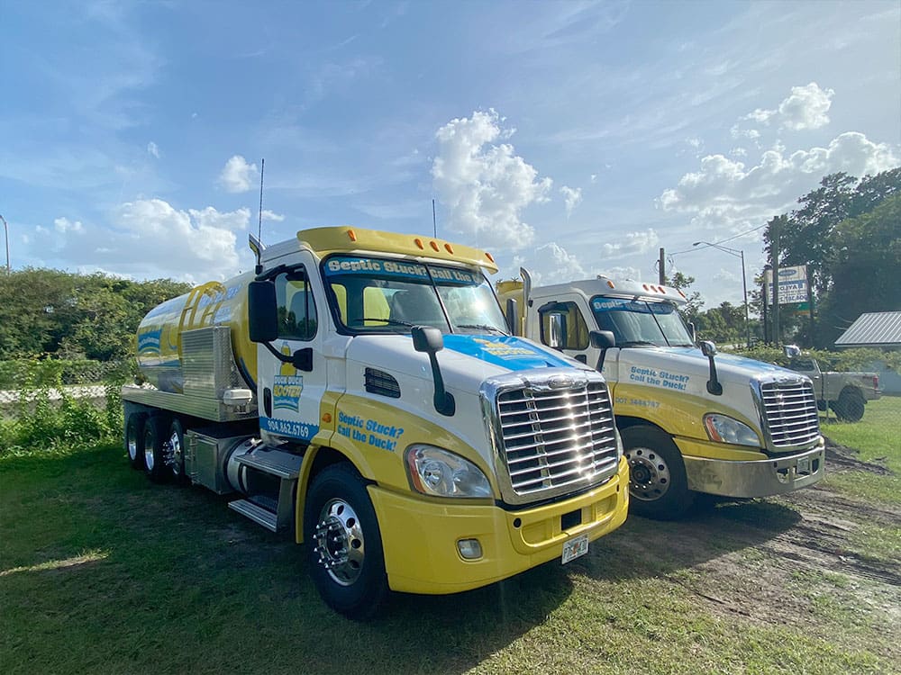 Septic Tank Pumping And Cleaning - Vehicle